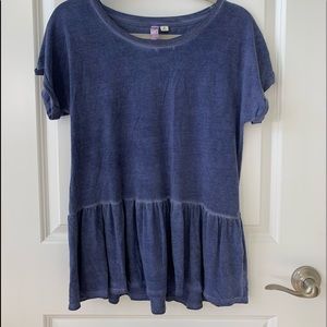 Blue Flow Bottom Shirt!